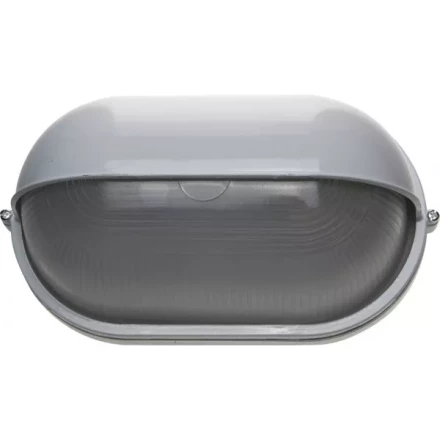 Светильник уличный СВЕТОЗАР влагозащищенный с верхним декоративным кожухом, овал, цвет белый, 100Вт SV-57223-W купить в Надыме