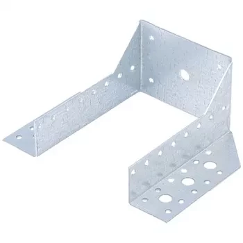 Опора бруса раскрытая, 2 мм, OBR R-40х145х76 мм, цинк  СИБРТЕХ Россия 46528 купить в Надыме