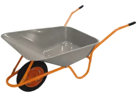 Тачка садово-строительная ТСО-02 ОЦ оцинкованная пневмоколесо грузоподъемность 120 кг объем 90 л 68903 купить в Надыме