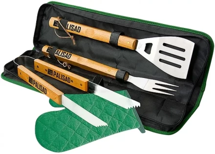 Набор приборов для барбекю 4 предмета в сумке PALISAD Camping 69578 купить в Надыме