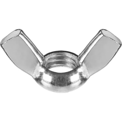 Гайка ЗУБР барашковая, DIN 315, оцинкованная, M6, ТФ6, 5 шт. 4-303736-06