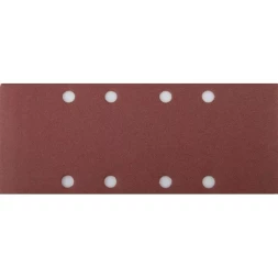 Лист шлифовальный универсальный STAYER "MASTER" на зажимах, 8 отверстий по краю, для ПШМ, Р100, 93х230мм, 5шт 35465-100