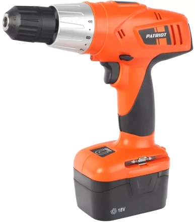 Дрель-шуруповерт аккумуляторная PATRIOT BR 186 в кейсе купить в Надыме