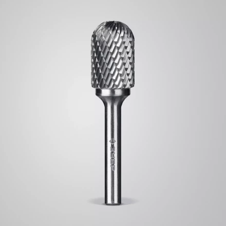 Зубр Твердосплавная борфреза C - цилиндр со сферическим концом, 16 х 25 мм (28802-16-25) купить в Надыме