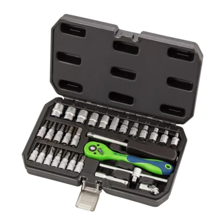 Набор инструментов 29 предметов, CrV, 1/4" Сибртех 13523 купить в Надыме