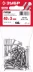 Гвозди с большой потайной головкой чертеж № 7811-7102 пакет серия МАСТЕР купить в Надыме