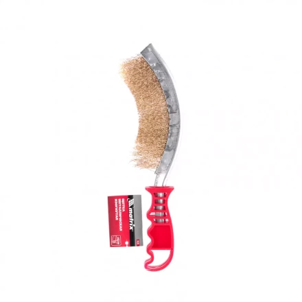 Щетка металлическая изогнутая пластиковая ручка Matrix 74839 купить в Надыме