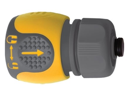 Соединитель для шланга 1/2&quot; аквастоп двухкомпонентный PALISAD LUXE 66244 купить в Надыме