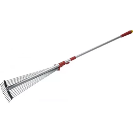Грабли GRINDA, алюминиевый телескопический черенок, 15 круглых зубцов 421868 купить в Надыме