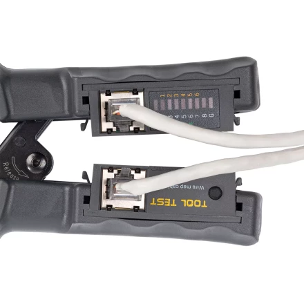 Кримпер многофункциональный КВТ JT-02T с 2 встроенными модулями для обжима RJ-45, RJ-12, RJ-11 (89229) купить в Надыме