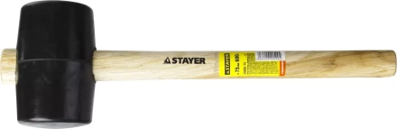 Киянка STAYER резиновая черная с деревянной ручкой, 680г 20505-75 купить в Надыме