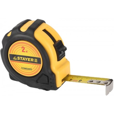 Рулетка STAYER &quot;STANDARD&quot; &quot;TopTape&quot;, 2х16мм 34025-02 купить в Надыме