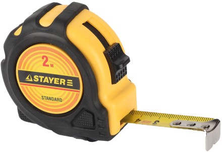 Рулетка STAYER &quot;STANDARD&quot; &quot;TopTape&quot;, 2х16мм 34025-02 купить в Надыме