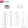 Гайка ЗУБР "МАСТЕР" шестигранная ГОСТ 5927-70, класс прочности 6, оцинкованная,  M16, 5кг 303550-16 купить в Надыме