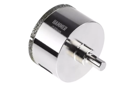 Коронка алмазная HAMMER Ф68мм HEX (DHS 68.0*65/5) купить в Надыме