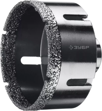 ЗУБР АВК, d 80 мм, (М14, 15 мм кромка), вакуумная алмазная коронка, Профессионал (29865-80) купить в Надыме