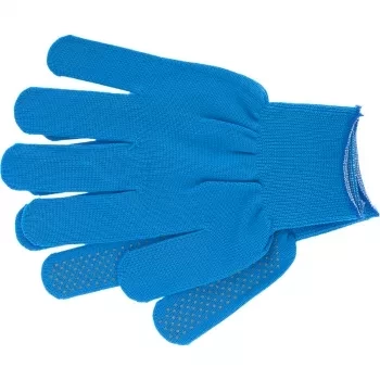 Перчатки нейлон ПВХ точка 13 класс цвет "ультрамарин" XL 67846 купить в Надыме