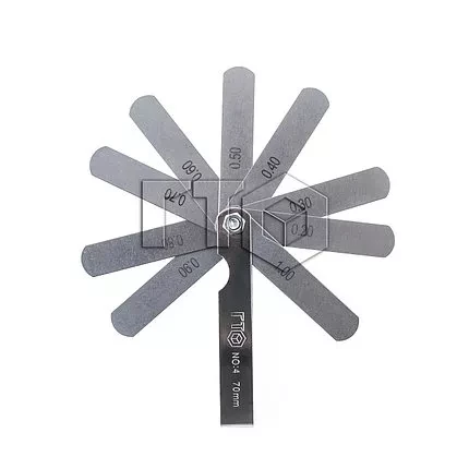 Набор щупов № 4 длина 100 мм 0.10-1.00 10 щупов купить в Надыме