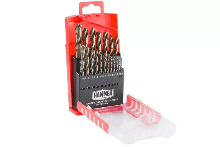 Набор сверл HAMMER No7 19шт. 1,0-10мм купить в Надыме