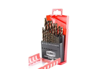 Набор сверл HAMMER No7 19шт. 1,0-10мм купить в Надыме