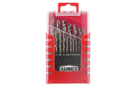 Набор сверл HAMMER No7 19шт. 1,0-10мм купить в Надыме