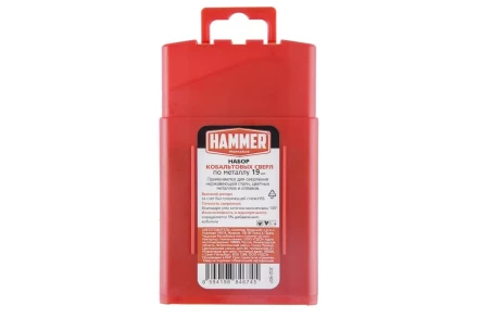 Набор сверл HAMMER No7 19шт. 1,0-10мм купить в Надыме
