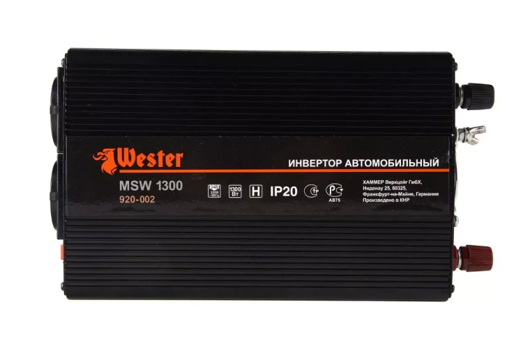 Преобразователь напряжения WESTER MSW1300 купить в Надыме
