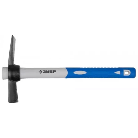 Молоток-кирочка ЗУБР каменщика с фиберглассовой двухкомпонентной обратной рукояткой, 600г 20155-600_z01 купить в Надыме