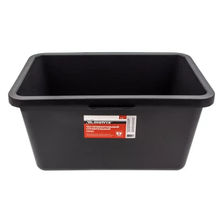 Таз прямоугольный строительный усиленный, 45 л Matrix 81470 купить в Надыме