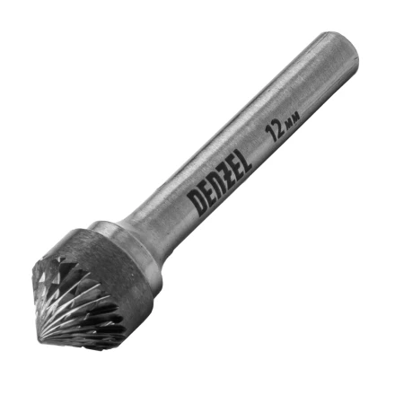 Борфреза по металлу твердосплавная, зенкер 90 град., тип-K, 12 мм// Denzel 72058 купить в Надыме