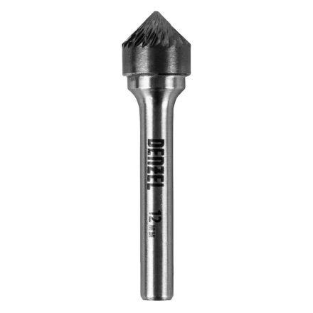 Борфреза по металлу твердосплавная, зенкер 90 град., тип-K, 12 мм// Denzel 72058 купить в Надыме