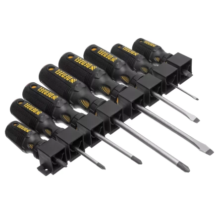 Набор отверток Denzel 12213, 8 пр., CrV, трехкомпонентная рукоятка купить в Надыме