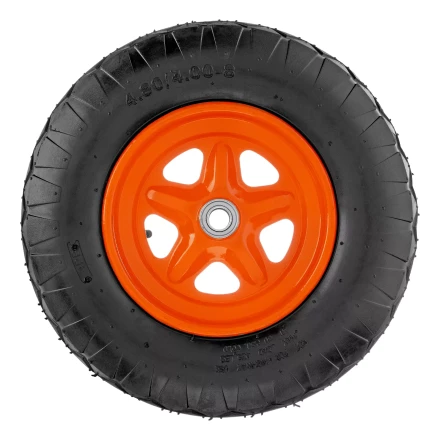 Колесо пневматическое Palisad «Звезда» 4.80/4.00-8 D380 мм, внутренний диаметр подшипника 20 мм, 689575 длина оси 80 мм купить в Надыме