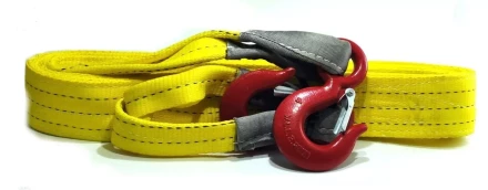 Буксир текстильный ленточный TOR БТЛ 13,5 т 20,0 м лента 90 мм (петля-петля) 1045334 купить в Надыме