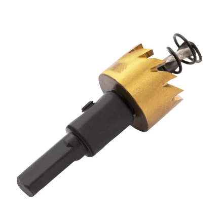 Коронка по металлу HSS, 21 мм, нитридтитановое покрытие Denzel 724102 купить в Надыме