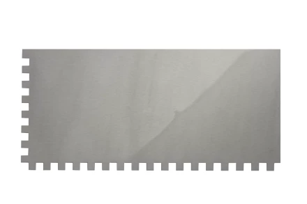 Гладилка из нержавеющей стали, 280 х 130 мм, зеркальная полировка, пластмассовая ручка, зуб 8 х 8 мм Matrix 86782 купить в Надыме