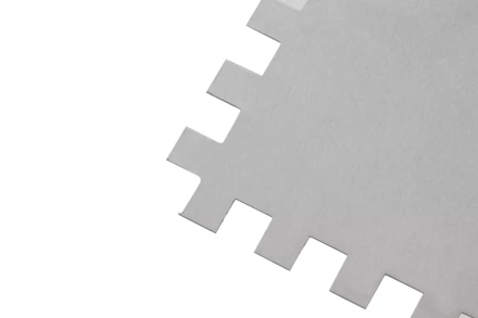 Гладилка из нержавеющей стали, 280 х 130 мм, зеркальная полировка, пластмассовая ручка, зуб 8 х 8 мм Matrix 86782 купить в Надыме