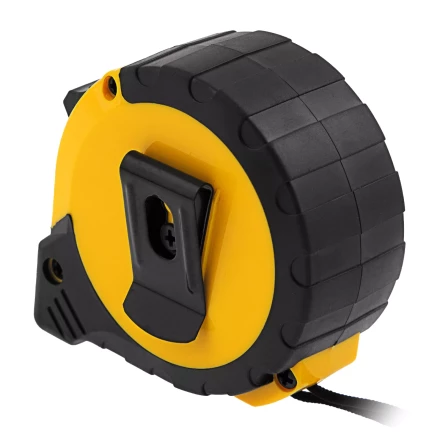 Рулетка Denzel 5м х 19мм, двухкомп. корпус, кнопка-пауза, 31542 купить в Надыме