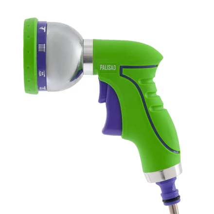 Пистолет-распылитель Palisad 652635, 9 режимов полива, металлический корпус купить в Надыме