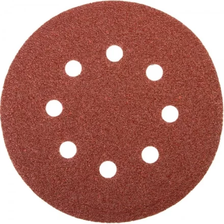 Круг шлифовальный универсальный STAYER "MASTER" из абразивной бумаги на велкро основе, 8 отверстий, Р40, 115мм, 5шт 35450-115-040 купить в Надыме