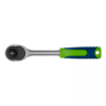 Ключ-трещотка 3/8", 45 зубьев, с быстрым сбросом, матовый хром Сибртех 14022 купить в Надыме