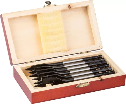 ЗУБР. Набор перьевых сверл по дереву, 6 шт: 12-16-18-20-22-25 мм 29505-H6 купить в Надыме