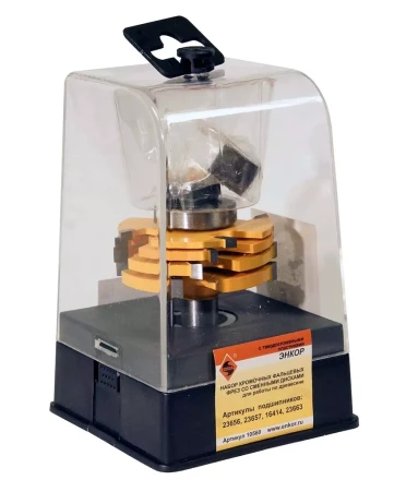 Фреза кромочная фальцевая ф50,8мм 4 диск хв 12мм Энкор 10560 купить в Надыме