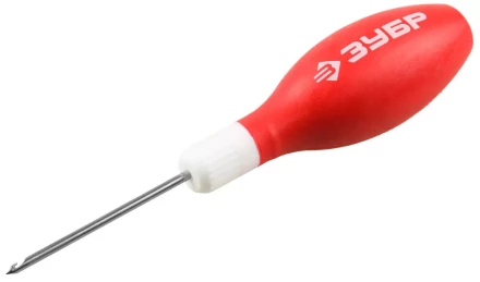 Шило ЗУБР "МАСТЕР" сапожное, эргономичная обрезиненная рукоятка, длина 60мм, d 3мм 09570-3 купить в Надыме