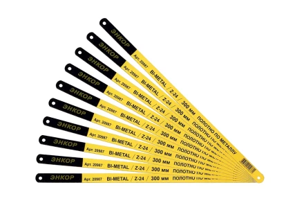 Полотно по металлу 300мм Z24 Bi-Metal Энкор 20987 купить в Надыме