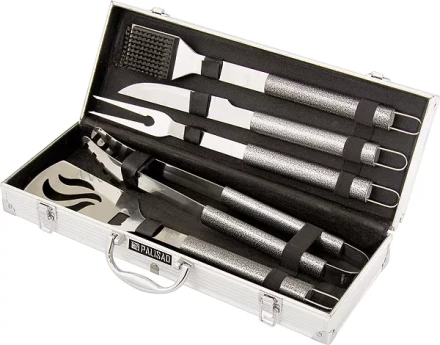 Набор приборов для барбекю 5 шт в алюминевом кейсе PALISAD Camping 69579 купить в Надыме