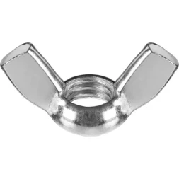 Гайка ЗУБР барашковая, DIN 315, оцинкованная, M8, ТФ6, 4 шт. 4-303736-08