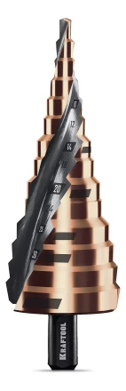 Ступенчатые сверла, сталь c кобальтом, спиральная проточка, 3Т хвостовик 29691-4-39-14 купить в Надыме