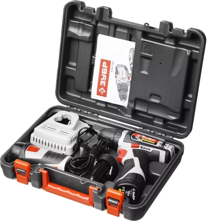 Дрель-шуруповерт 2 АКБ + фонарь ДА-12-2-Ли ФКНМ1 серия МАСТЕР купить в Надыме