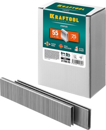 Скобы тип 18GA (55 / 90 / C) 5000 шт 31789-25 купить в Надыме